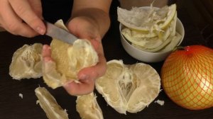 Как почистить ПОМЕЛО   (мой опыт разделки Pomelo )
