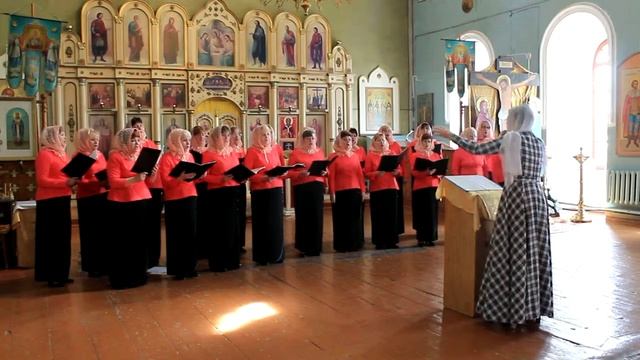 Хор Апрель: Выступление в Церкви Илии Пророка Часть 2