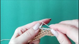 простой узор спицами для летнего топа