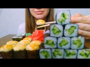 MUKBANG СУШИ И РОЛЛЫ | БЕСПРЕДЕЛ!  ПОГУЛЯЛА БЛИН!!!