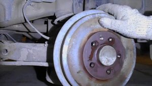 Как снять задний барабан на VW- POLO 10-11 г.выпуска