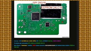 CANON PIXMA G1400 сброс памперса DUMP SPI + EEPROM