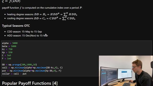 Introduction to Temperature Derivatives | Weather Derivatives смотреть онлайн