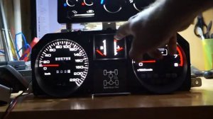Mitsubishi Pajero 2 приборка, печка и плафоны