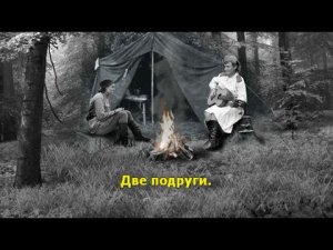 Две подруги.  Караоке.