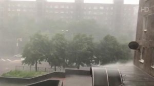 В Калининграде устраняют последствия сильных дождей