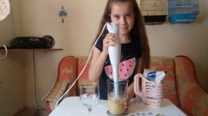 Молочный смузи с бананом и апельсином. Вкусно и полезно!