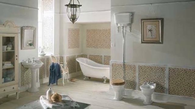 Интерьер ванной комнаты в стиле прованс смотреть онлайн