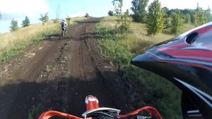 Грязевая покатушка на питбайках Kayo 150 и Motoland xr 125