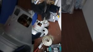Как открутить (раскрутить) гайку двигателя пылесоса LG. Ремонт двигателя пылесоса