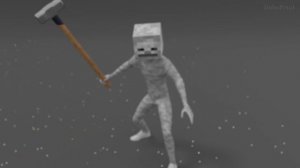 Skeleton vs Zombie. Minecraft. Ragdolls