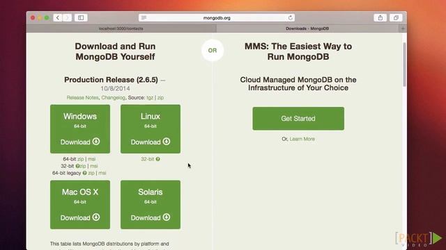 Learning Express Web Application Development Tutorial: MongoDB | packtpub.com