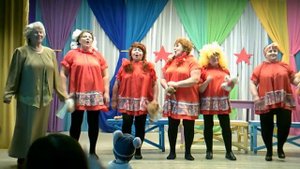 Предивинский ДК юмористическая сценка "Детский сад" День Защитнитка Отечества
