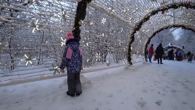 Поездка в Москву (01.2021) (Усадьба Деда Мороза, парк Кузьминки, Красная площадь) смотреть онлайн