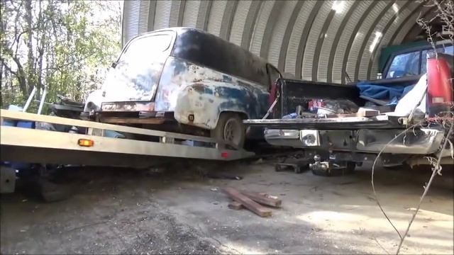 1950 Chevrolet Sedan Delivery Rescue Car 1 of 2 Old Garage Find