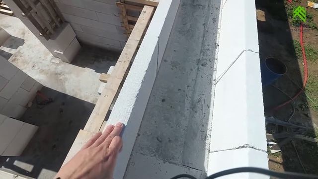 Монтаж деревянных ферм на дом из газобетона | 2021 | смотреть онлайн