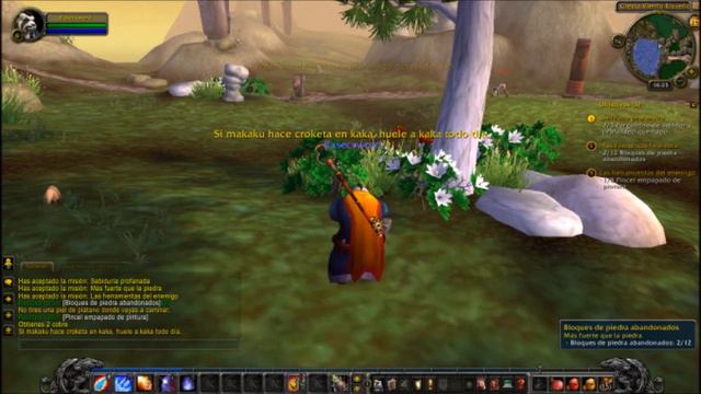 WoW Mists Of Pandaria Leveling Gameplay - Ains, Que bonito paisaje смотреть онлайн