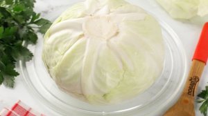 Капуста для голубцов в микроволновке