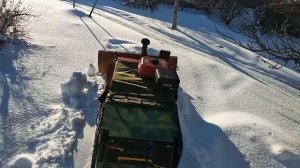 МОТОБУКСИРОВЩИК ЧИСТИМ СНЕГ