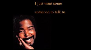 Barry White - Just The Way You Are