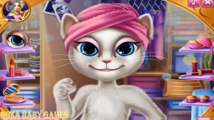 ♦ Game, Angela's Spa Day ♦ ▬ говорящая Анжела, день СПА, игра для детей