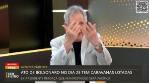 Wajngarten fala em 700 mil pessoas em ato de Bolsonaro na Paulista | #osf