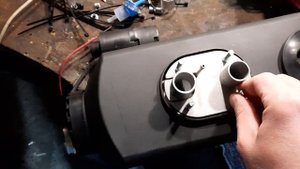 Установка дизельного отопителя в багажник Nissan Leaf, часть 1