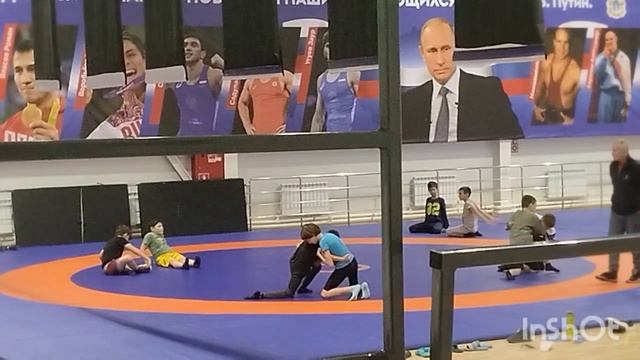 22.12.2023 Вольная борьба, тренировка в центре борьбы.  Тренер Ахметзянов Харис Хакимович