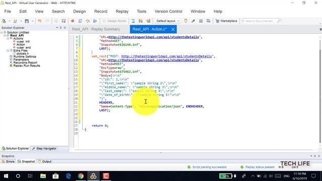LoadRunner How to Create Script for a REST API Services Using web rest смотреть онлайн