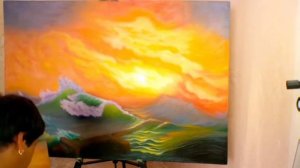 ?"Девятый вал" прорисовка/ И.К.Айвазовский/ свободная копия