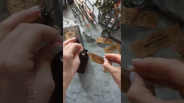 Декорируем старые склянки / декупаж