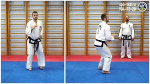 Удар тхэквондо в прыжке