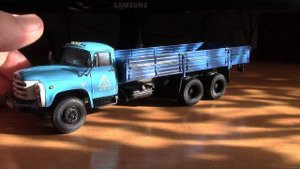 Итог сборки масштабной модели ЗиЛ 133ГЯ SSM