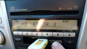 AUX, Bluetooth,USB,SD,FM в место MD на Toyota Harrier 2008