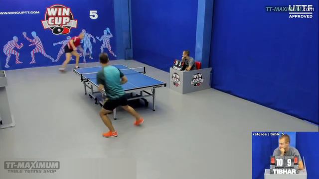 Необычная игра длинными шипами OX: Черевко Роман защитник левша