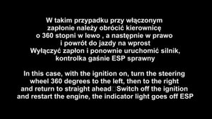 Kia Venga aktywacja systemu ESP - Kia Venga ESP system activation