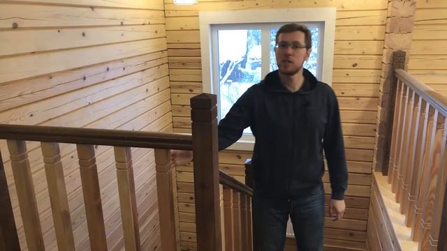 Лестница из ясеня и лиственницы смотреть онлайн