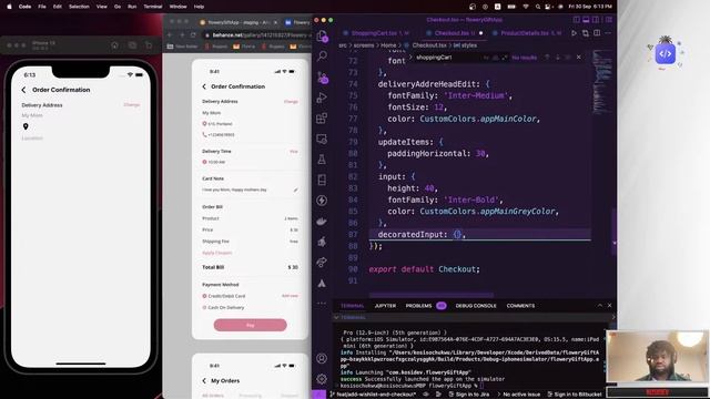 Shopping Cart Items, Checkout Product | React Native tutorial 2022 | Flowery Gift App | Ep 16