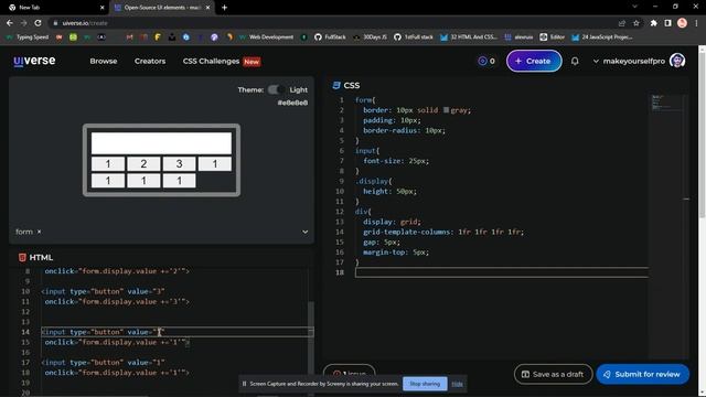 HTML & CSS Calculator