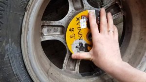 Убираем биение на руль при скорости 90..100 км с помощью круга от болгарки
