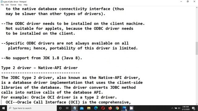JDBC part 1 | introduction of JDBC in java | types of driver in jdbc смотреть онлайн