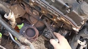 замена заглушки , пробки блока цилиндров антифриз. Chevrolet Lacetti