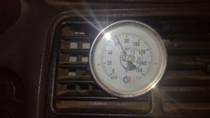 Температура печки после доработки воздушных каналов ВАЗ 2110