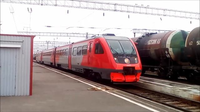 Рельсовый автобус РА2-042 сообщением Волгодонская - Ростов-главный на ст.Сальск смотреть онлайн