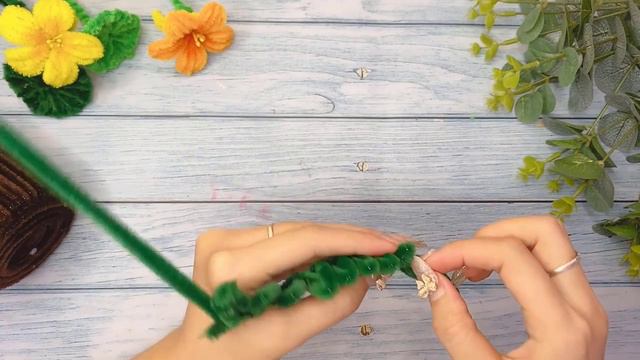 How to Make Beautiful flower Pot with Pipe Cleaner - Easy Pipe Cleaner Flower - DIY Handmade Craft смотреть онлайн