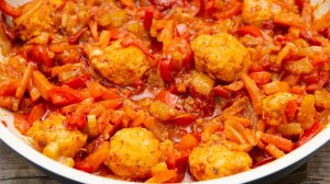 УЖИН за 20 минут на каждый день! До чего же ПРОСТО, а как ВКУСНО и СОЧНО! ТЕФТЕЛИ С ОВОЩАМИ