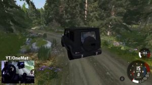 Mercedes Benz G63 AMG OFFROAD | Logitech G923 + Shifter | BeamNG.drive