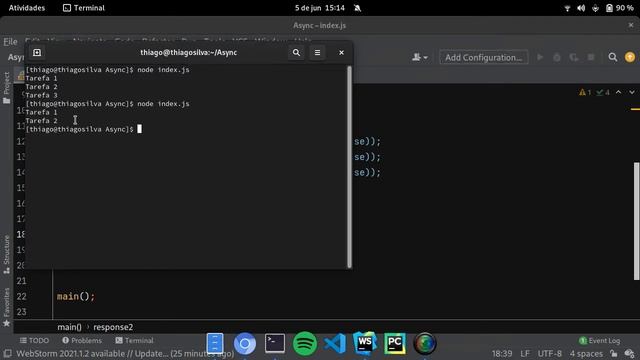 [JavaScript] Async/Await vs .then() - Uma nota sobre tarefas e rotinas cooperativas смотреть онлайн