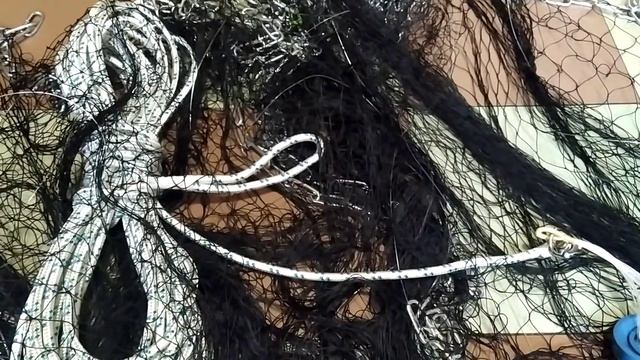 Кастинговая сеть своими руками. Американка. D=6,50 м, H=3,7 м, ячейка - 3,3 см, капрон - 0,7 мм смотреть онлайн