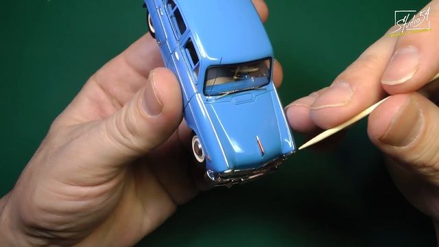 Москвич-407. Автолегенды СССР. DeAgostini. Обзор модели. Доработка. смотреть онлайн